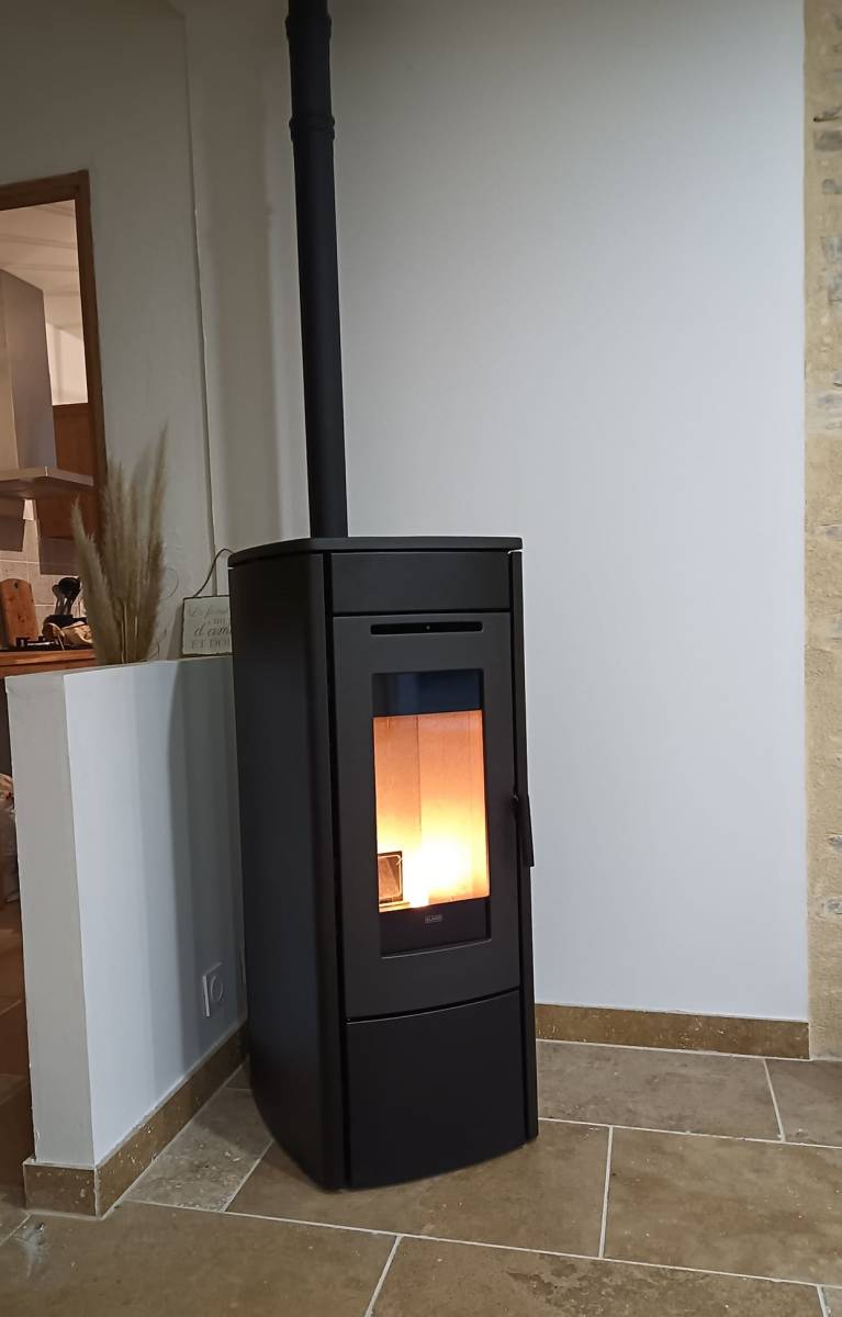Pose et installation poêle a granule klover pont saint esprit