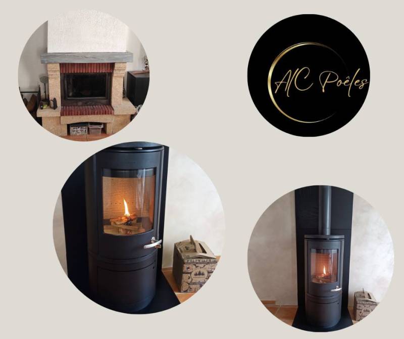 Installation d un poêle à bois en fonte morso Bollène Vaucluse