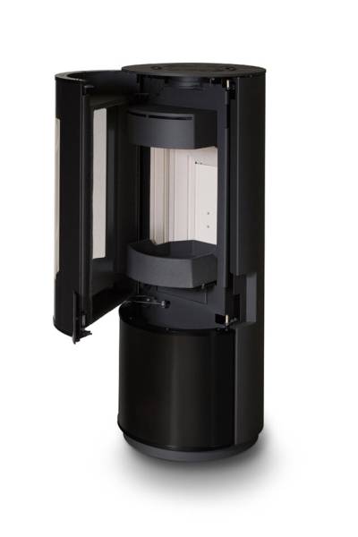 Poêle  Carina de marque ambi fire Puissance 6.1 KW - De forme circulaire