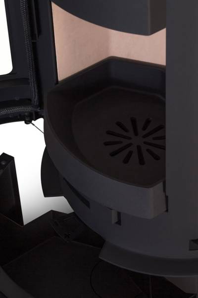 AMBI FIRE 7.6KW forme elliptique fonte